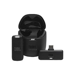 Microfone sem fio JBL Quantum Stream USB-C de clipe para stream