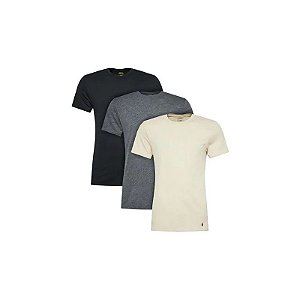 Conjunto de Camisetas Polo Ralph Lauren 714830304028 Masculino 3 Peças