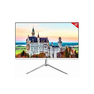 Monitor Mtek MS22SFV100P-W de 22 Polegadas Full HD 16:9 100Hz 5ms com HDMI/VGA