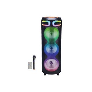 Caixa de Som Portátil YE-3919 - 3* - 8" - USB/FM/AM - Microfone Sem Fio
