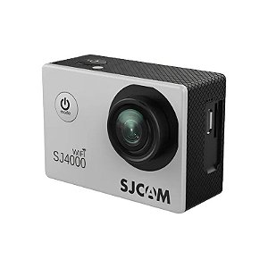 Câmera de Ação Sjcam SJ4000 4K Wifi Prata + Carregador