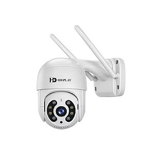 Câmera de Segurança HD Play HDSC-MA8 - Full HD - Wi-Fi - Branca