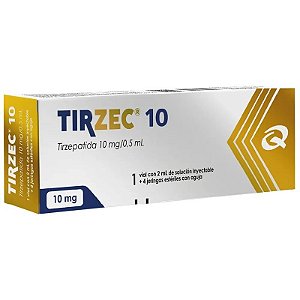 Tirzec 10 Tirzepatida 10mg/0,5mL (4 Seringas pré-carregadas)