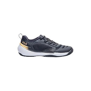 Sapato Fila Winner Clay Preto-Dourado Masculino 38