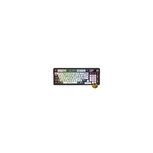 Teclado Gamer Mecânico Redragon Artemis Pro K719GF-RGB-Pro Sem Fio / RGB / Inglês - Preto / Branco