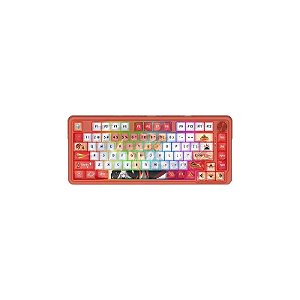 Teclado Gamer Redragon K673AK-RGB-Pro Ucal Pro Vermelho