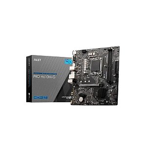 Placa-mãe MSI Pro H610M-G DDR5 Socket LGA 1700 Chipset Intel H610 Micro ATX