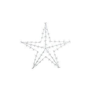 Estrela Decorativa KPM 014097 520 LED Branco Quente