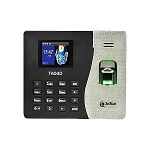 Marcador de Presença Biométrico com Impressão Digital 3NSTAR TA040 - Preto