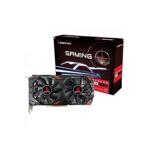 Placa de Vídeo Biostar Gaming 8GB AMD Radeon RX580, GDDR5, VA5815RQ82-Tbar A-BS2, 256BITS, 1750MHZ, 1XHDMI, 2XDISPLAYPORT, Preto
