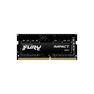 Memória RAM Kingston Fury Impact 16GB DDR4 3200MT/s para Notebook - KF432S20IB/16