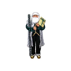 Pingente Decorativo de Natal Papai Noel 1,50M Verde