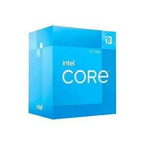 Processador Intel Core i3-12100 3.3GHz LGA1700 12MB 12ª Geração com cooler