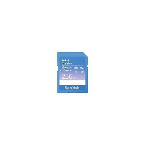 Cartão de Memória SD Sandisk Creator V60 U3 6K Uhd 256GB - SDSDXEP-256G-Gncis