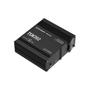 Roteador Industrial Teltonika TSW202 Gigabit/2SFP/Poe+ - Preto
