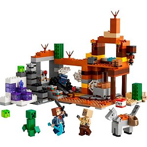 Conjunto Lego Minecraft A Mina de Bandlands - 21263 (538 Peças)