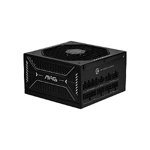 Fonte de Alimentação MSI Mag A1000GLS PCIE5 80 Plus Gold Full Modular 1000 W - Preto