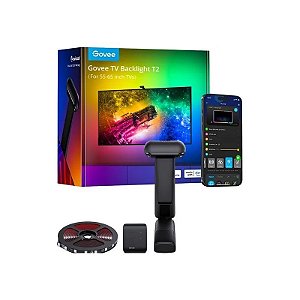 Kit de Retroiluminação Inteligente para TV Govee Envisual T2 H605C 75"/85" com Câmera - 5 Metros