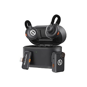 Microfone Sem Fio Hollyland Lark M2S Mini Combo USB-C/Câmera