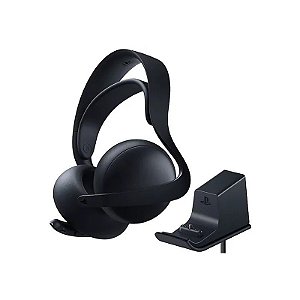 Fone de ouvido Headset Gamer Sem Fio Sony Pulse Elite CFI-ZWH2 com USB para PC/PS5/PS Portal + Suporte de Carregamento - Preto