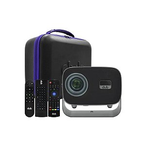 Kit Projetor Home Cinema Premium Preto Dub 3800