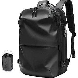 Mochila Resena B1 RB3077 com sistema AIRBACK (Compressão a Vácuo) - Preto