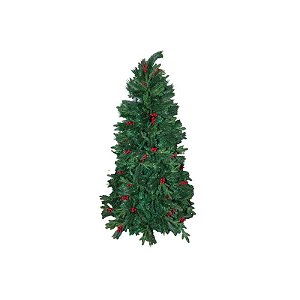 Árvore de Natal Tipo Pinheiro Artificial com Bagas de 1,80 Metros