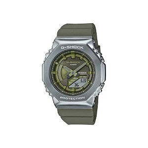 Relógio Casio G-Shock GM-S2100-3ADR Feminino Verde/Prata
