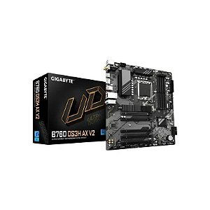 Placa-mãe Gigabyte B760 DS3H Ax V2 DDR5 Wifi HDMI DP USB 3.2