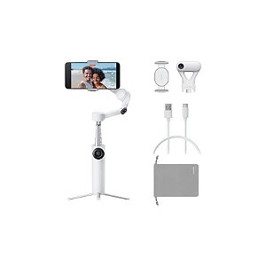 Estabilizador INSTA360 Flow 2 Cinsabqa Ai Tracker Kit Summit White