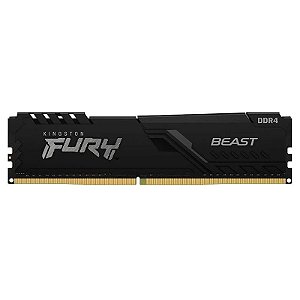 Memória Kingston Fury Beast 16GB 3200MHz DDR4 KF432C16BB1/16