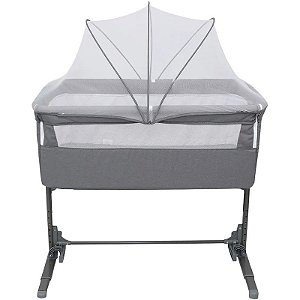 Berço Co-leito Premium Baby MM2322 Golf - Cinza