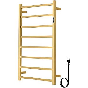 Suporte para Toalhas Térmico Elétrico Joog TWJ2 200W 110V Dourado