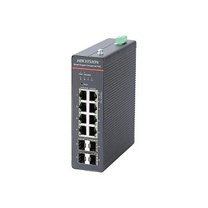 Switch Industrial Hikvision 8P PoE DS-3T1512HP-SI-8P4F 90W