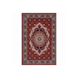 Tapete Turco Turquesa Tipo Persa 1,50 x 2,30 M Vermelho