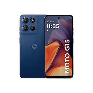 Smartphone Motorola Moto G15 XT2521-2 Dual 512 GB - Azul com Carregador