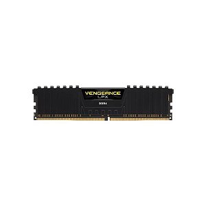 Memória RAM DDR4 Corsair Vengeance LPX 2666 MHZ 16 GB - Preto (CMK16GX4M1A2666C16)