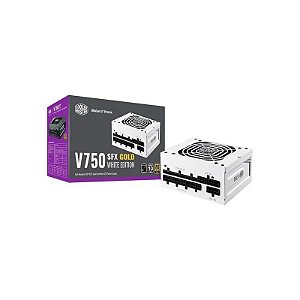Fonte 750W Cooler Master V SFX Gold 80 Plus Full Modular Branca