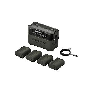 Kit de Bateria e Carregador Tilta EN-EL15C 4 Baterias + Carregador Quádruplo para Câmeras Nikon - Verde (TBC-EL15C-B-GN)
