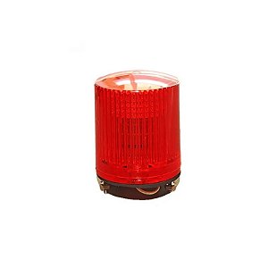 Faixa de Sinalização Beacon Psa Enterprises Vermelha 12V 8002ACB-R-12V