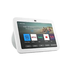 Caixa de Som Amazon Echo Show 8 com Alexa 3ª 8" Branca
