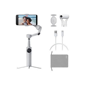 Kit Estabilizador Insta360 Flow 2 para Smartphone - Cinza