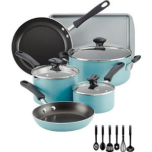 Jogo de utensílios de cozinha Farberware - 22307 15 Peças (Azul)