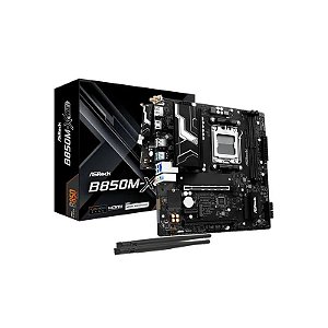 Placa-Mãe AMD AM5 Asrock B850M X Wifi Micro ATX DDR5
