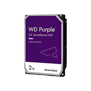 Disco Rígido de Vigilância Western Digital WD Purple 2 TB (WD23PURZ) (Garantia Brasil)