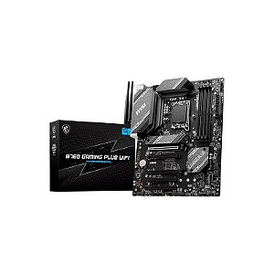 Placa-mãe MSI B760 Gaming Plus Wi-Fi DDR5 Socket LGA 1700 Chipset Intel B760 ATX