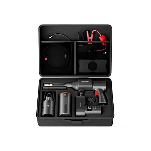 Kit Auxiliar de Partida Midi Pro MDP-6 em 1 de 15.000 mAh com Lanterna - Preto