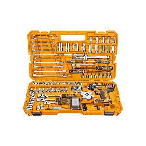 Kit Ingco Set 152 Peças UHKTHP31521 com Chave de Impacto 500NM