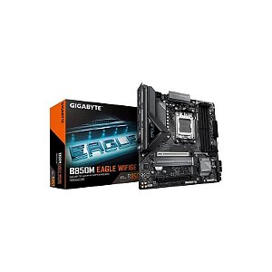 Placa Mãe Gigabyte B850M Eagle Wifi 6E Socket AM5 Chipset AMD B850 ATX