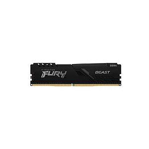 Memória RAM Kingston Fury Beast 16GB DDR4 3600MHZ - Preto KF436C18BB/16